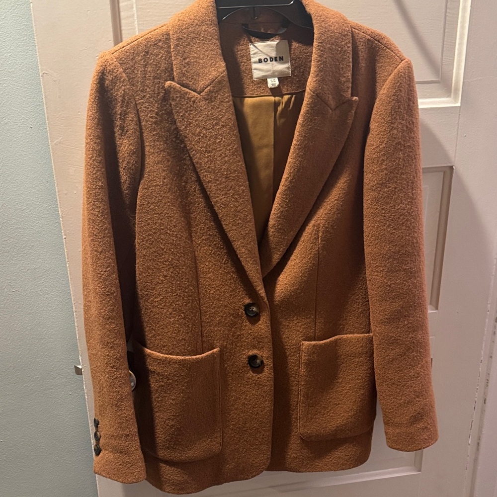 Boden Women's Tan Textured Blazer